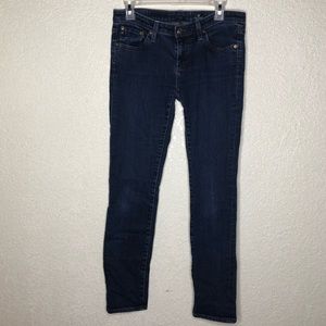 AG Adriano Goldschmied Straight Jeans DarkWash 28R